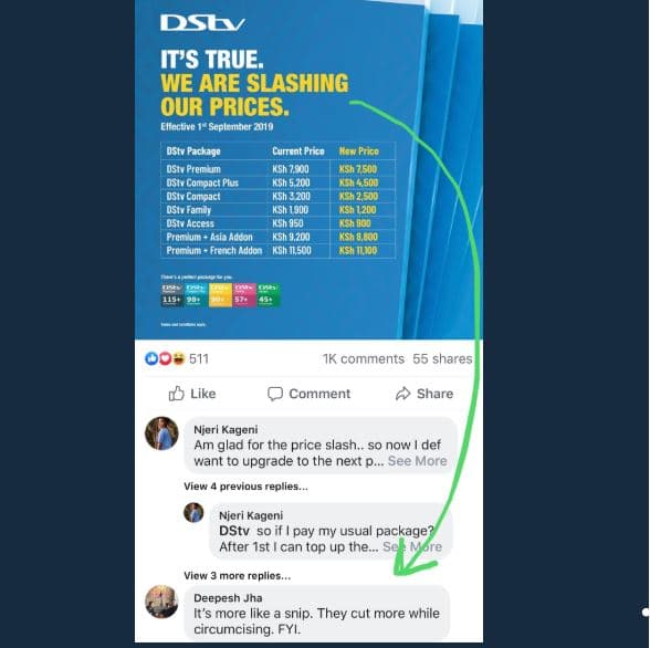 Dsl its true. we are slashing our prices. eectivg scoinlon719 osty packago currr