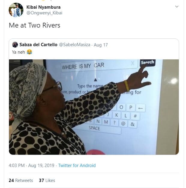 Kibai nyambura ongwenyi_kibai me at two rivers sabza del cartello sabelomasiza a