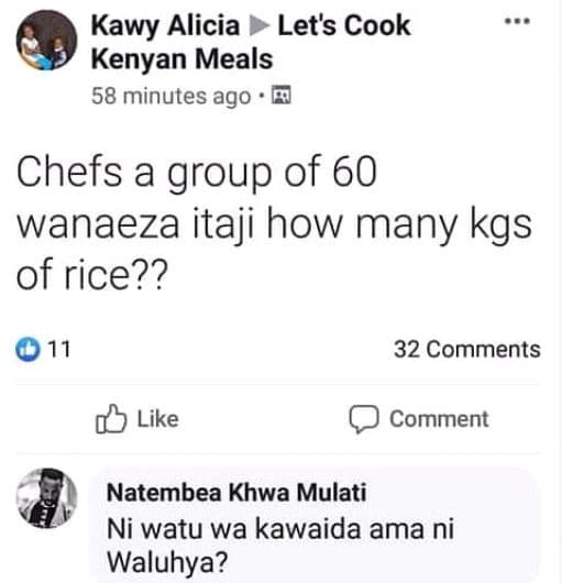 Kawy alicia let's cook kenyan meals 58 minutes ago chefs a group of 60 wanaeza i