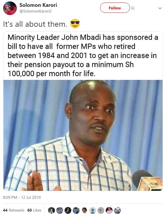 Solomon karori solomonkaroriz follow it's all about them minority leader john mb