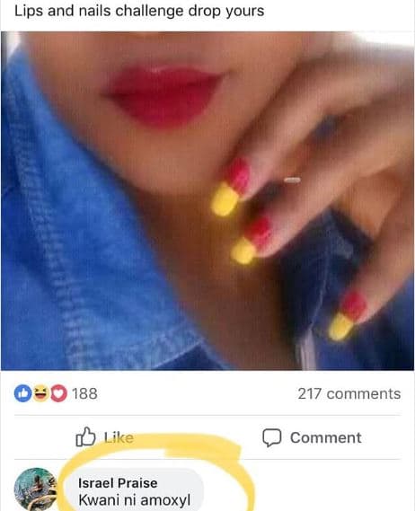 Lips and nails challenge drop yours 188 217 comments comment israel praise kwani