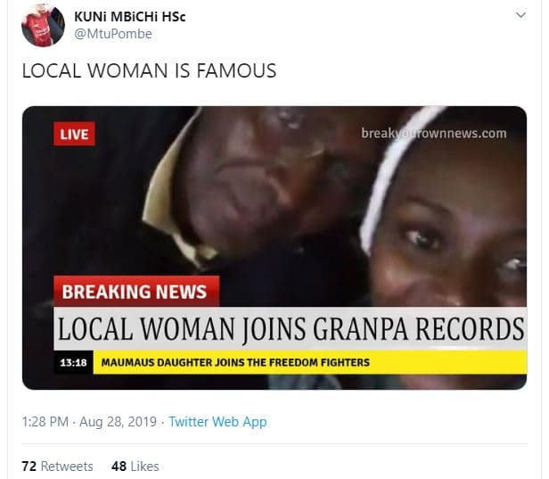 Kuni mbichi hsc mtupombe local woman is famous live breaky trownnews com breakin