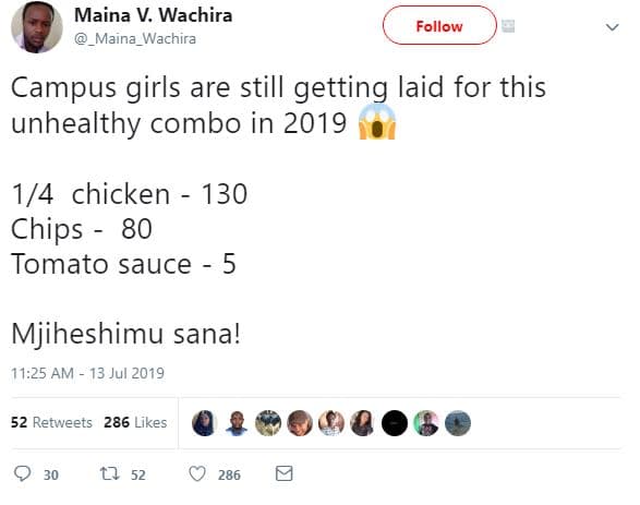 Maina v. wachira maina_wachira follow campus girls are still getting laid for th