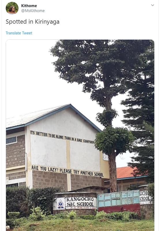 Kithome mskithome spotted in kirinyaga translate tweet its beiter ftobe alane th