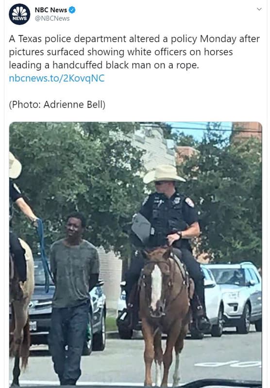 Nbc news aw nbcnews a texas police department altered policy monday after pictur