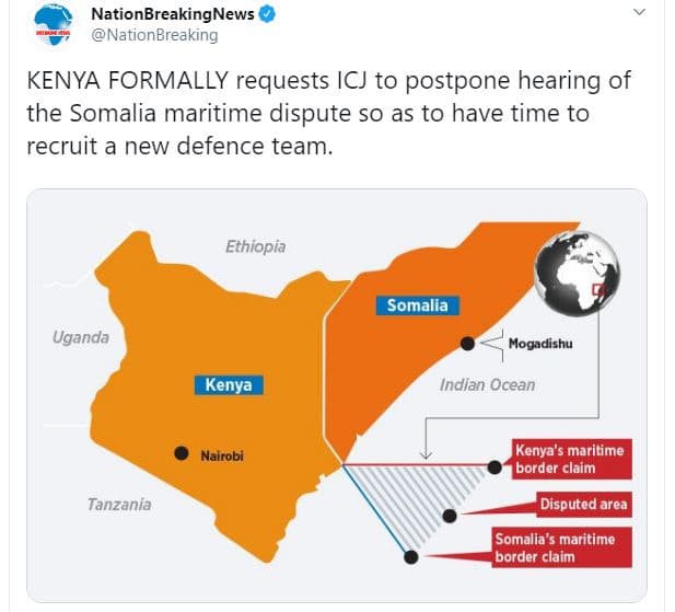 Nationbreakingnews nationbreaking kenya formally requests icj to postpone hearin