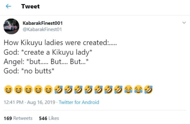 Tweet kabarakfinestoo1 kabarakfinest01 how kikuyu ladies were created god create