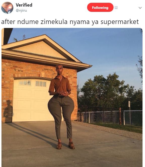 Verified njiiru following after ndume zimekula nyama ya supermarket