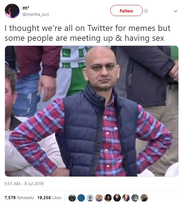 M' martha_zuri follow thought we're all on twitter for memes but some people are
