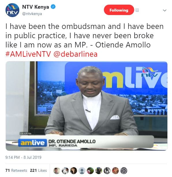 Ntv kenya noy ntvkenya following have been the ombudsman and have been in public