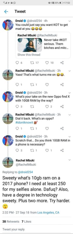 All 035 17.52 tweet droid droid254 4h you could just say you want kot to get mad