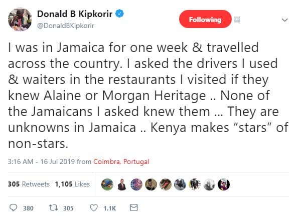 Donald b kipkorir donaldbkipkorir following was in jamaica for one week travelle