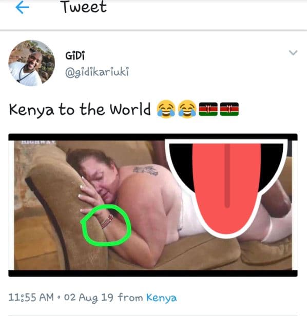 Tweet gidi gidikariuki kenya to the world am 02 aug 19 from kenya