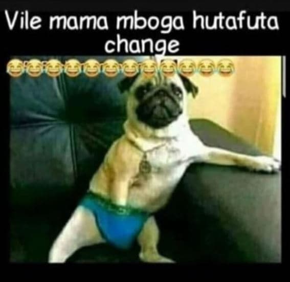 Vile mama mboga hutafuta change 6e jeeee
