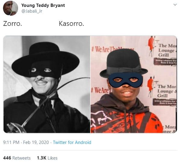 Young teddy bryant jabali_jr zorro. kasorro. the mor lounge grll wearet the morl