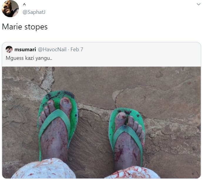 Saphatj marie stopes msumari havocnail feb 7 mguess kazi yangu.