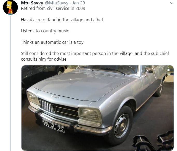 Mtu savvy mtusavvy jan 29 retired from civil service in has 4 acre of land in th