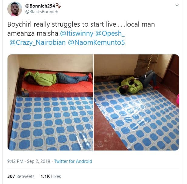 Bonnieh254 blacksbonnieh boychirl really struggles to start live local man amean