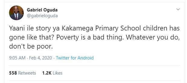 Gabriel oguda gabrieloguda yaani ile story ya kakamega primary school children h