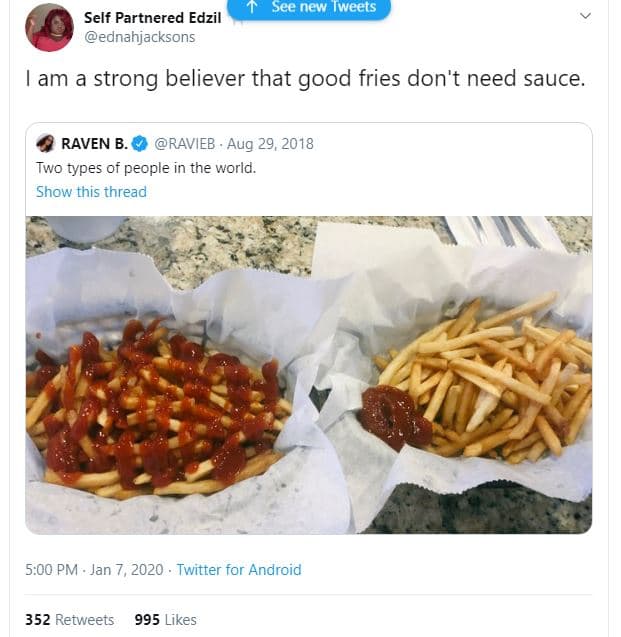 See new iweets self partnered edzil ednahjacksons am a strong believer that good