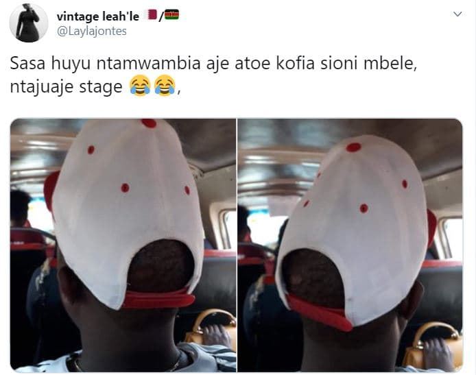 Vintage leah'le laylajontes sasa huyu ntamwambia aje atoe kofia sioni mbele ntaj