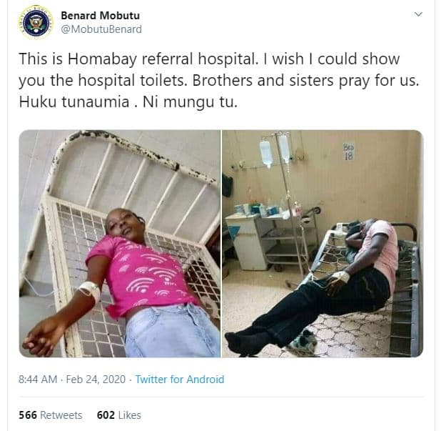 Benard mobutu mobutubenard this is homabay referral hospital. wish could show yo