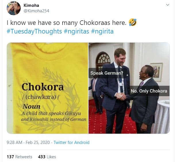 Kimoha kimoha254 know we have so many chokoraas here tuesdaythoughts ngiritas ng