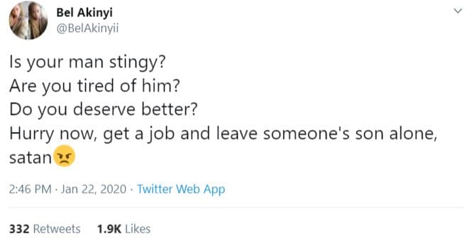 Bel akinyi belakinyii is your man stingy? are you tired of him? do you deserve b