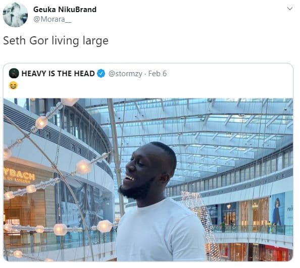 Geuka nikubrand morara seth gor living large heavy is the head stormzy feb 6 ack