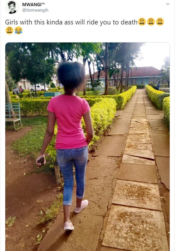 Mwangi itsmwangih girls with this kinda ass will ride you to death