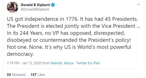 Donald b kipkorir donaldbkipkorir us got independence in . it has had 45 preside