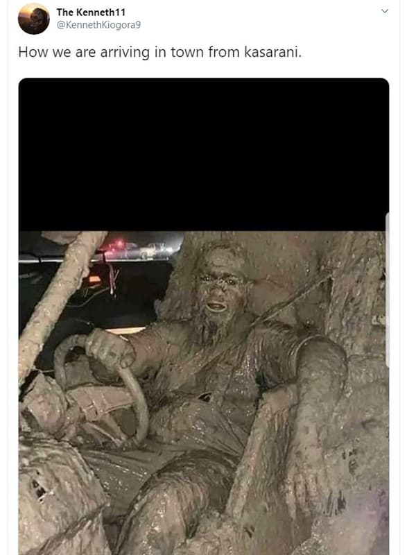 The kenneth11 kennethkiogora9 how we are arriving in town from kasarani_