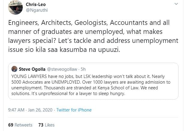 Chrisleo ngaruthi engineers architects geologists accountants and all manner of