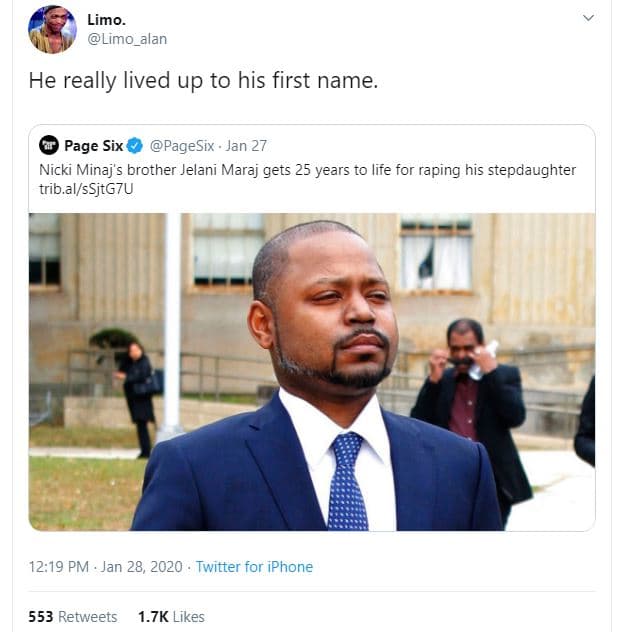 Limo limo_alan he really lived up to his first name page six pagesix . jan 27 ni