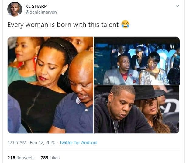 Ke sharp danielmarven every woman is born with this talent 12.05 am feb 12, twit