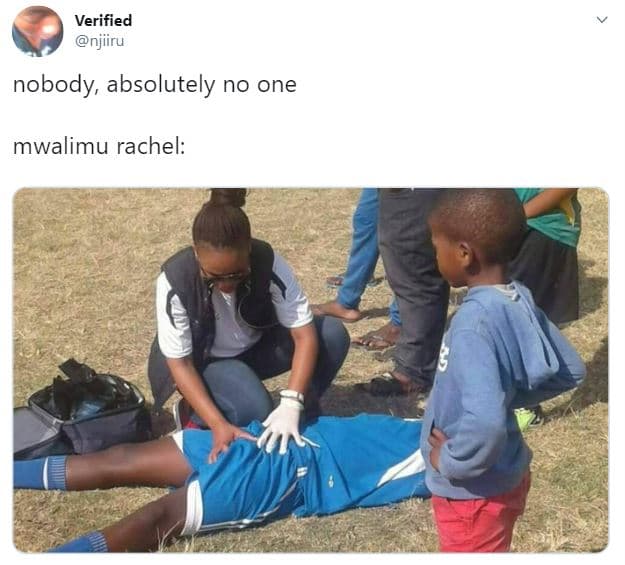 Verified njiiru nobody, absolutely no one mwalimu rachel