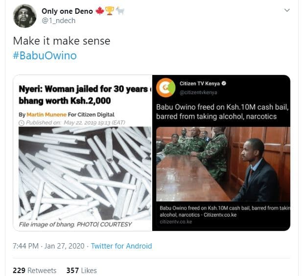 Only one deno 1_ndech make it make sense babuowino citizen tv kenya adltizentvke