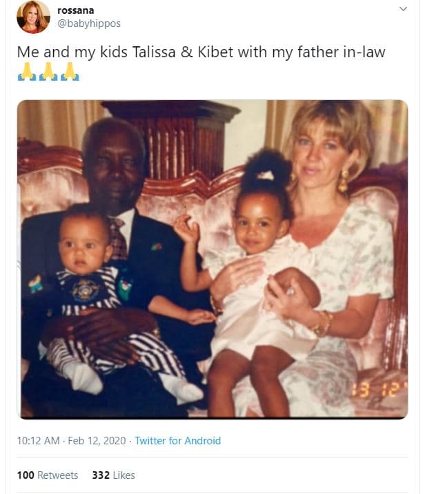 Rossana babyhippos me and my kids talissa kibet with my father inlaw 1 j 83 1012