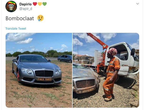 Dapirlo apir_d bomboclaat translate tweet fagia kinyq