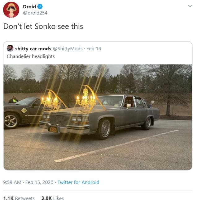 Droid droid254 don't let sonko see this shitty car mods shittymods feb 14 chande