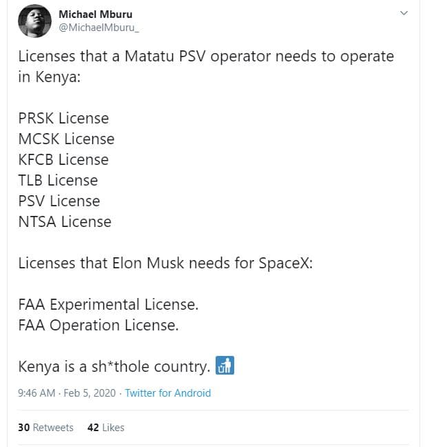 Michael mburu michaelmburu _ licenses that a matatu psv operator needs to operat