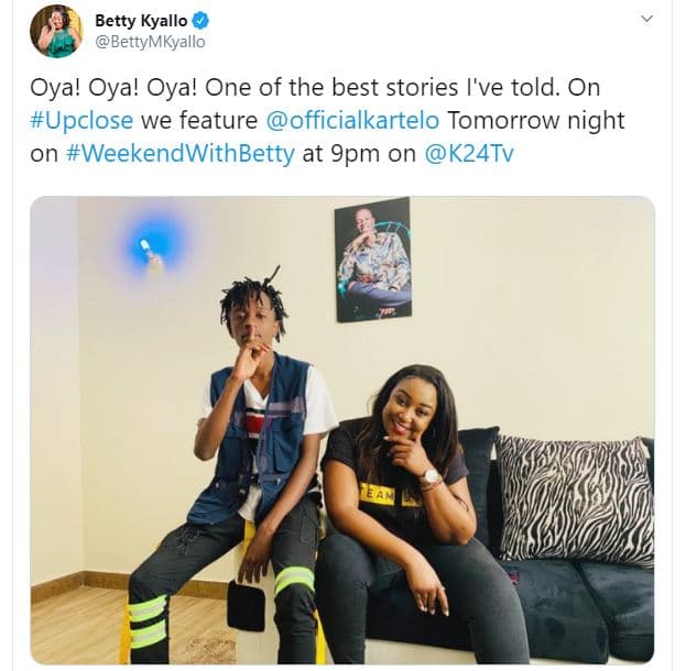 Betty kyallo bettymkyallo oya! oya! oya! one of the best stories i've told. on u