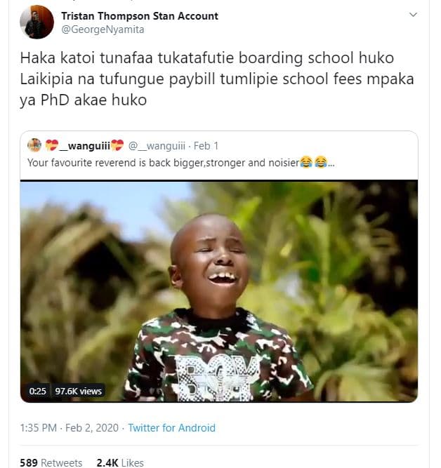 Tristan thompson stan account georgenyamita haka katoi tunafaa tukatafutie board