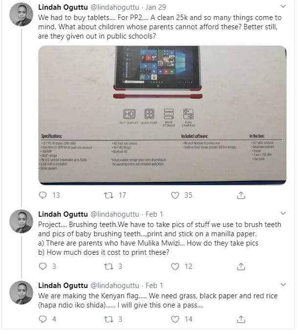 Lindah oguttu lindahoguttu jan 29 we had to buy tablets . for ppz_ a clean 25k a