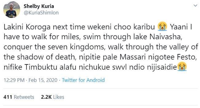 Shelby kuria kuriashimlon lakini koroga next time wekeni choo karibu yaani have