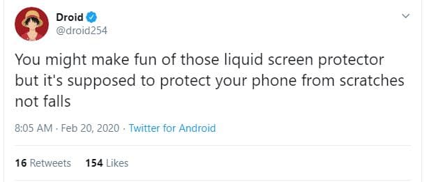 Droid droid254 you might make fun of those liquid screen protector but it's supp