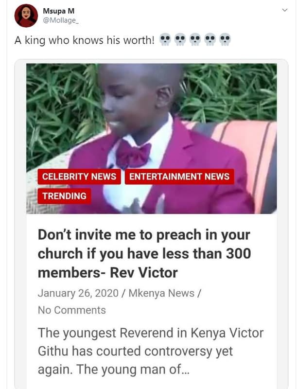 Msupa m mollage king who knows his worth! celebrity news entertainment news tren