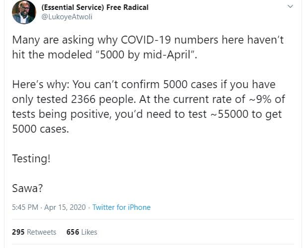 Essential service free radical lukoyeatwoli many are asking why covid19 numbers