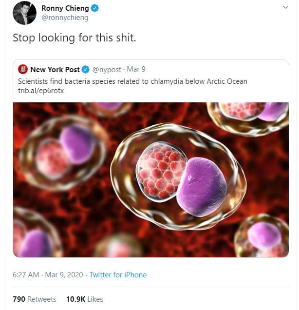 Ronny chieng ronnychieng stop looking for this shit. new york post nypost mar 9