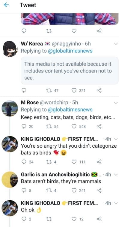 Tweet w korea naggyinho 6h replying to globaltimesnews this media is not availab